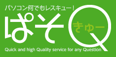 パソコン何でもレスキュー ぱそQ